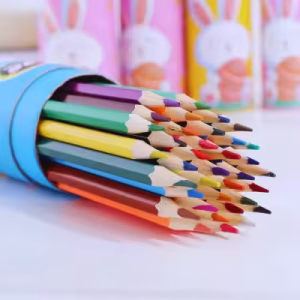 12 , 18 , 24 , 36 Pencil Color set Kawaii Imported Quality Multicolor Pencil Colors Box Hexagonal Colored Pencils Anti-bending type, strong and bright-colors for Writing deal for coloring, drawing, and sketching | Buy2Enjoy