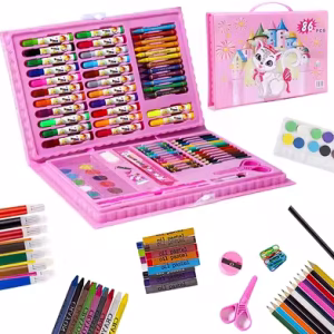 42 PCS | 68 PCS | 86 PCS Coloring Kit for Kids Multifunctional Art Set Drawing Kit with Pencils, Crayons, Markers And Paints - Best Coloring and Painting Set for Children - Perfect Gift for Boys and Girls